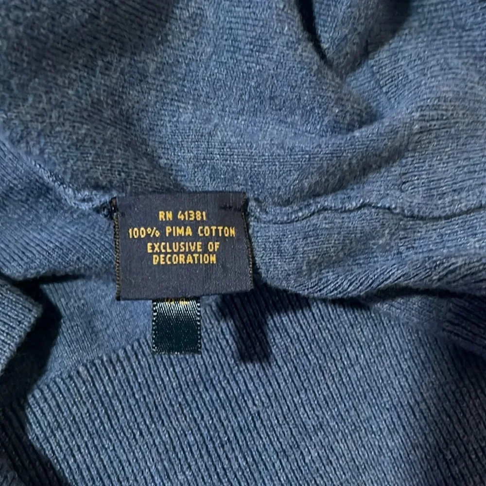 Polo by Ralph Lauren Blue V-Neck Sweater Size 2XLT